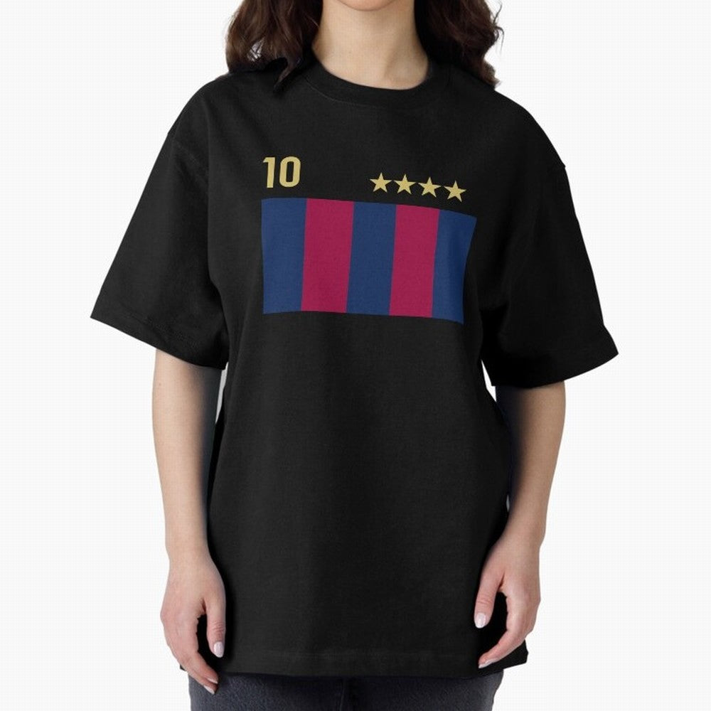 Messi 10 Barcelona Classic T-Shirt Show Support during Match Day Hype around FIFA World Cup 2026 Group Stage, Messi, CR7 and Mbappe, Portugal, Match Day Excitement, Supporter Culture, Golden Goals and Global Football Passion; Made for Collectors