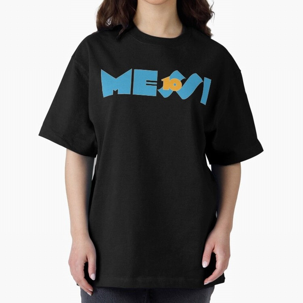Messi 10 Oversized T-Shirt Show Love for Legendary Goals in the FIFA World Cup 2026 Group Stage Journey through Messi, CR7 and Mbappe Highlights, Argentina and Brazil Pride, Worldwide Fan Energy, Dramatic Goals, Stadium Lights and Championship