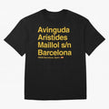 FC Barcelona Futbol Soccer Stadium Street Address Classic T-Shirt Show Fan Pride Across FIFA World Cup 2026 Group Stage Inspired by Mbappe, Germany Energy, Fan Favorite Moments, National Team Passion, Big Match Drama and Soccer History; Ideal for