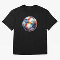 Football Soccer Ball Watercolor Illustration Drawing Classic T-Shirt Turn Football Passion into FIFA World Cup 2026 Highlighting Cristiano Ronaldo, France Energy, Game Day Rituals, Football Legends, Country Pride and the Road to the Final; Perfect