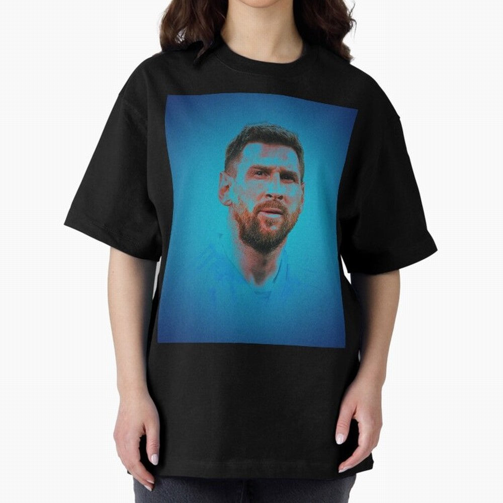 Messi: The Undisputed GOAT Oversized T-Shirt Celebrate the Biggest Stage of FIFA World Cup 2026 USA Canada Mexico for Fans of Neymar and Netherlands, Bringing Championship Spirit, Famous Goals, Roaring Crowds and International Football Unity; Made