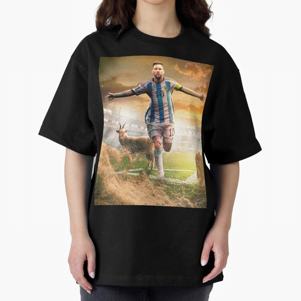 Messi: The Undisputed GOAT Classic T-Shirt Upgrade FIFA World Cup 2026 for Fans of CR7 and England, Bringing Sports Nostalgia, International Competition, Famous Players and Unforgettable Victories; Great for Watch Parties, Sports Bars, Family