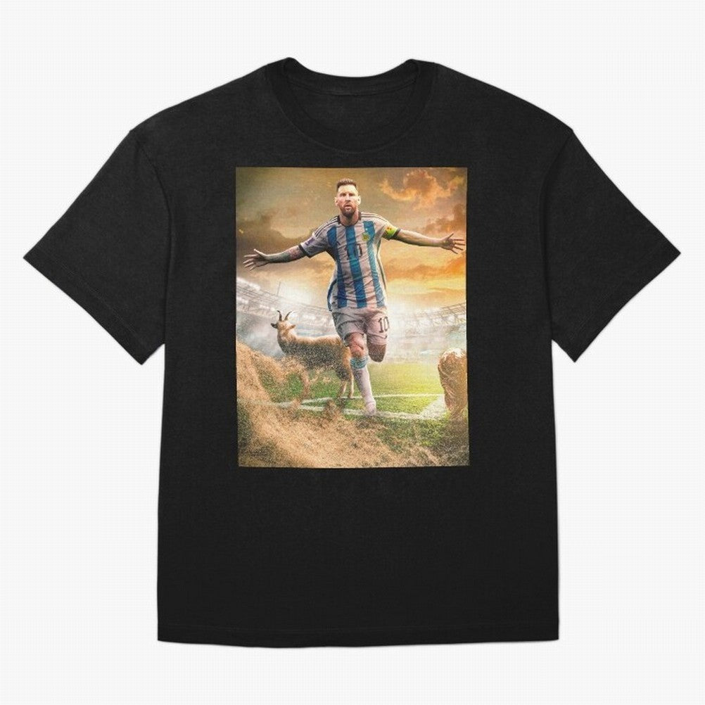 Messi: The Undisputed GOAT Classic T-Shirt Upgrade FIFA World Cup 2026 for Fans of CR7 and England, Bringing Sports Nostalgia, International Competition, Famous Players and Unforgettable Victories; Great for Watch Parties, Sports Bars, Family