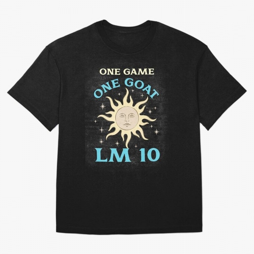 LM 10 The Goat T-Shirt Classic T-Shirt Stand Proud for Global Football Passion for FIFA World Cup 2026 USA Canada Mexico, Featuring Mbappe and Neymar, Spain, Tournament Hype, Historic Matchups, Family Viewing Parties and Global Sports Pride; Ideal
