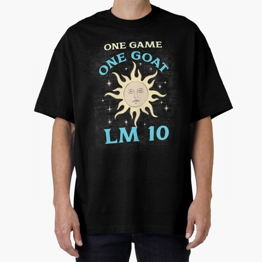 LM 10 The Goat T-Shirt Classic T-Shirt Stand Proud for Global Football Passion for FIFA World Cup 2026 USA Canada Mexico, Featuring Mbappe and Neymar, Spain, Tournament Hype, Historic Matchups, Family Viewing Parties and Global Sports Pride; Ideal