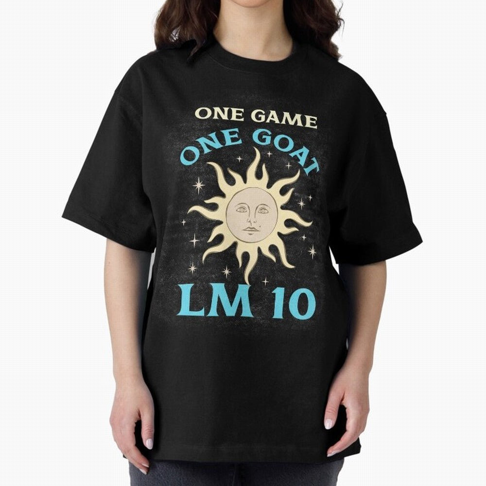 LM 10 The Goat T-Shirt Classic T-Shirt Stand Proud for Global Football Passion for FIFA World Cup 2026 USA Canada Mexico, Featuring Mbappe and Neymar, Spain, Tournament Hype, Historic Matchups, Family Viewing Parties and Global Sports Pride; Ideal
