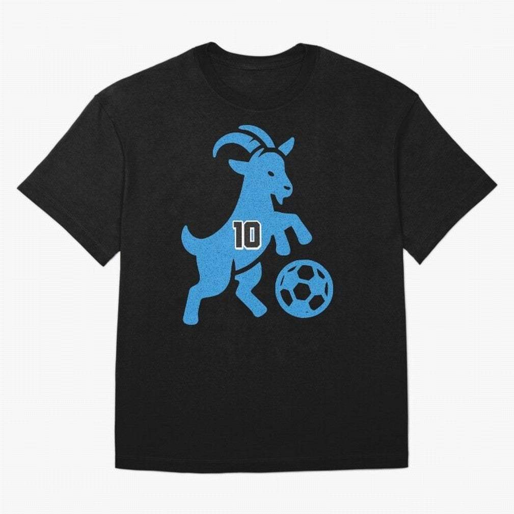 GOAT 10 Football Oversized T-Shirt Join Supporters Worldwide for the FIFA World Cup 2026 Journey through CR7 Highlights, England Pride, Stadium Chants, National Pride, Trophy Dreams and Unforgettable Football Memories; Made for Die Hard Supporters,