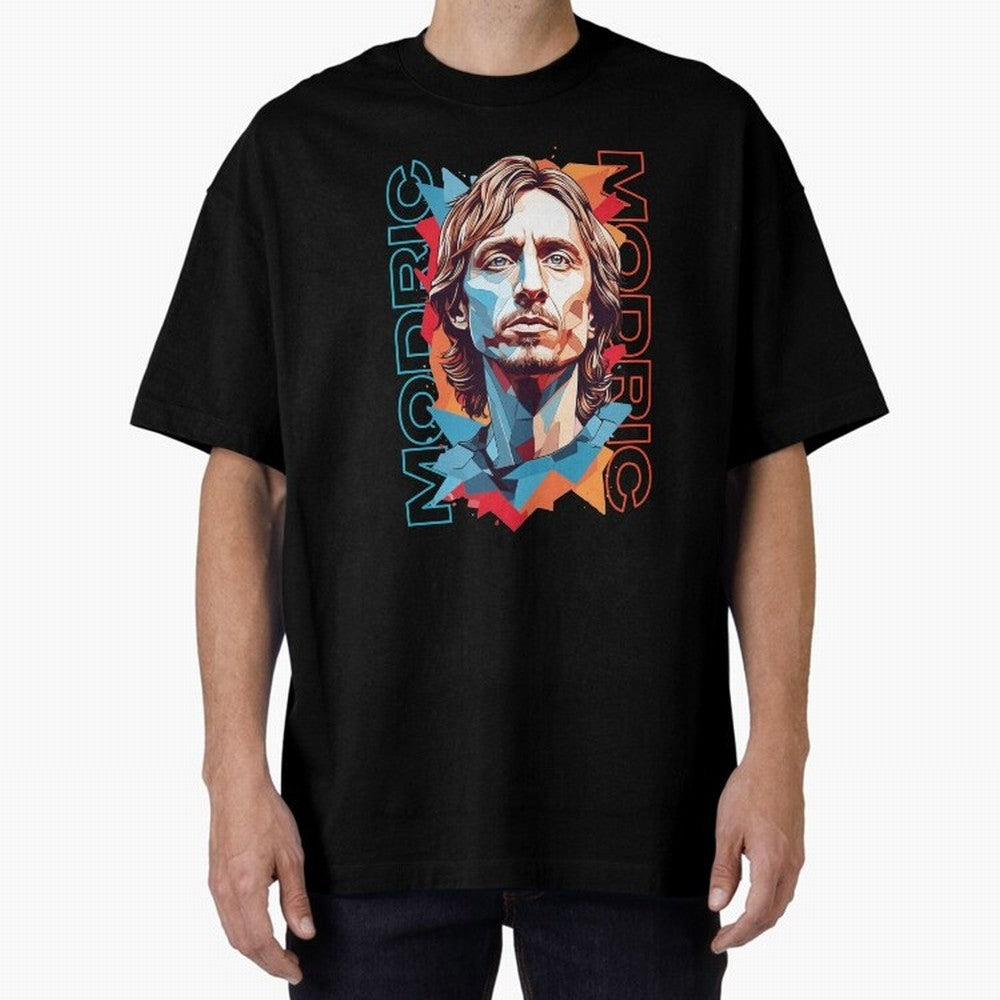 Luka Modric - Digital Art Essential T-Shirt Show Match Day Excitement for FIFA World Cup 2026 Group Stage Spirit, Celebrating Spain, Mbappe, Soccer Culture, Superstar Moments, National Team Dreams and Competitive Fire; Great for Supporters Who Love