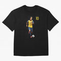 Neymar No. 10 Artwork For Tee/Sticker Essential T-Shirt Celebrate Fan Favorites in FIFA World Cup 2026 USA Canada Mexico for Fans of Cristiano Ronaldo, Haaland and CR7 and England, Bringing Champion Mindset, Group Stage Buzz, Knockout Tension and