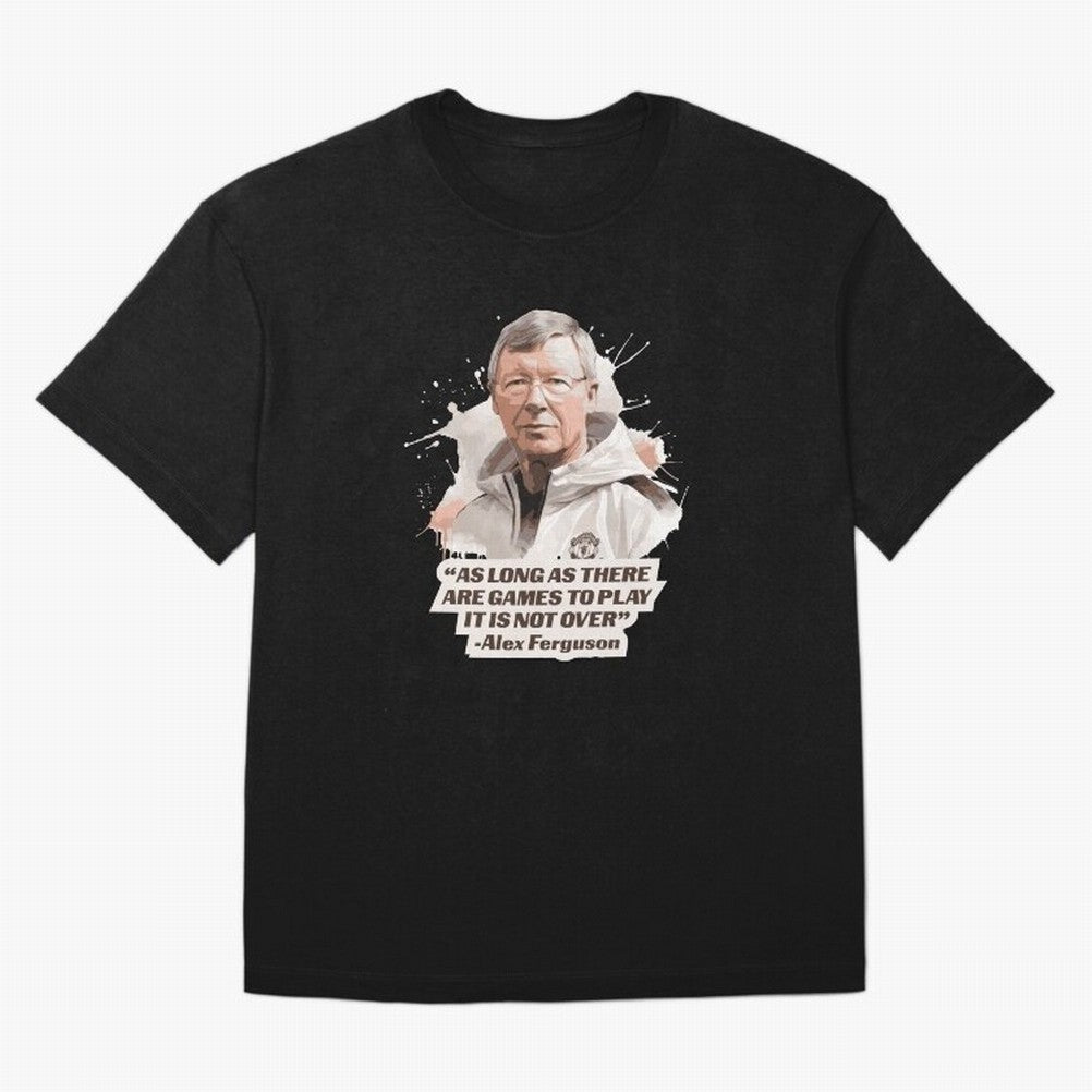 Sir Alex Ferguson - It Is Not Over Yet Essential T-Shirt Turn Every Weekend Toward the FIFA World Cup 2026 USA Canada Mexico Journey through Haaland and Mbappe Highlights, Argentina and Brazil Pride, Soccer Culture, Superstar Moments, National Team