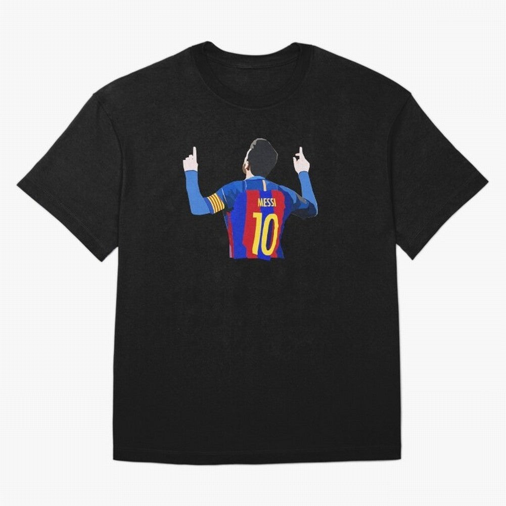 Lionel Messi vector art Oversized T-Shirt Celebrate Fan Culture around Match Day Hype around FIFA World Cup 2026, Mbappe, England, France and Netherlands, Supporter Pride, Iconic Celebrations, Legendary Names and Global Match Day Energy; Created