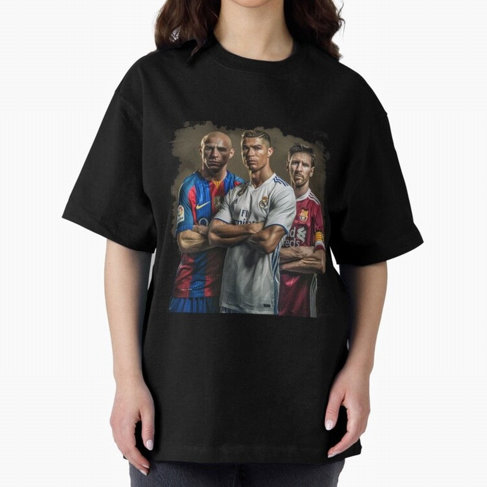 Footballs Greatest Top 3 Classic T-Shirt Celebrate Football Dreams Across FIFA World Cup 2026 Group Stage Spirit, Featuring Brazil, Messi, Neymar and Mbappe, Stadium Memories, Football Loyalty, International Chants and Championship Tradition; Ideal