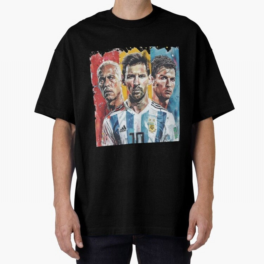 TOP 3 Soccer Players Classic T-Shirt Show Your Tournament Heart for FIFA World Cup 2026 Group Stage for Fans of Messi, CR7 and Mbappe and Argentina, Bringing Tournament Hype, Historic Matchups, Family Viewing Parties and Global Sports Pride; Made