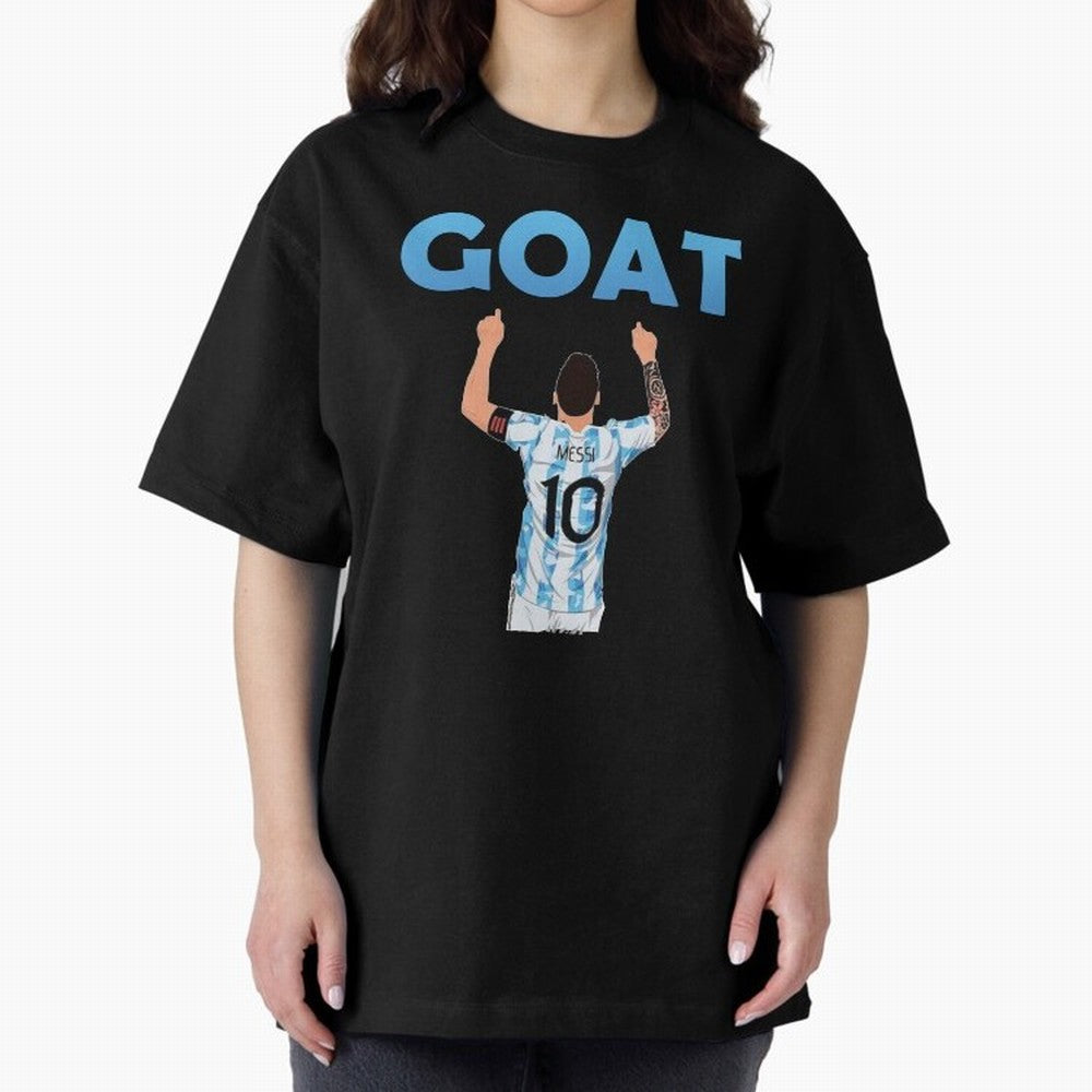 Messi GOAT Classic T-Shirt Celebrate Rivalries and Pride in Match Day Hype around FIFA World Cup 2026, Haaland and Mbappe, France, Fan Favorite Moments, National Team Passion, Big Match Drama and Soccer History; Perfect for Supporters Who Want Bold