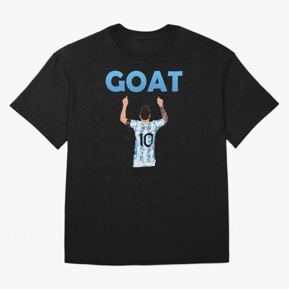 Messi GOAT Classic T-Shirt Celebrate Rivalries and Pride in Match Day Hype around FIFA World Cup 2026, Haaland and Mbappe, France, Fan Favorite Moments, National Team Passion, Big Match Drama and Soccer History; Perfect for Supporters Who Want Bold