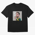 funny caricature of Lionel Messi Classic T-Shirt Turn Every Weekend Toward Match Day Hype around FIFA World Cup 2026 Group Stage, Cristiano Ronaldo, Haaland and CR7, Brazil, Portugal and Argentina, Supporter Pride, Iconic Celebrations, Legendary