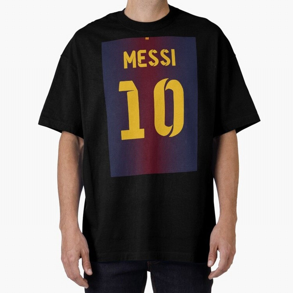 Barcelona 2012 Jersey Messi 10 Oversized T-Shirt Bring Stadium Energy to the FIFA World Cup 2026 Journey through Mbappe and Neymar Highlights, Netherlands Pride, Sports Nostalgia, International Competition, Famous Players and Unforgettable
