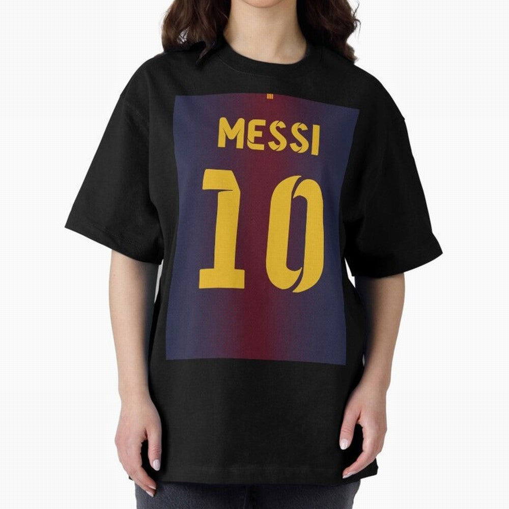 Barcelona 2012 Jersey Messi 10 Oversized T-Shirt Bring Stadium Energy to the FIFA World Cup 2026 Journey through Mbappe and Neymar Highlights, Netherlands Pride, Sports Nostalgia, International Competition, Famous Players and Unforgettable