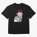 Lionel Messi in Weirdtual Reality Oversized T-Shirt Carry FIFA World Cup 2026 for Fans of Haaland and France and Portugal, Bringing Soccer Culture, Superstar Moments, National Team Dreams and Competitive Fire; Made for Die Hard Supporters, Soccer
