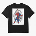 Lionel Messi Spider Oversized T-Shirt Feel International Energy from FIFA World Cup 2026 USA Canada Mexico Spirit, Celebrating Portugal, Neymar, Haaland and Cristiano Ronaldo, Supporter Pride, Iconic Celebrations, Legendary Names and Global Match