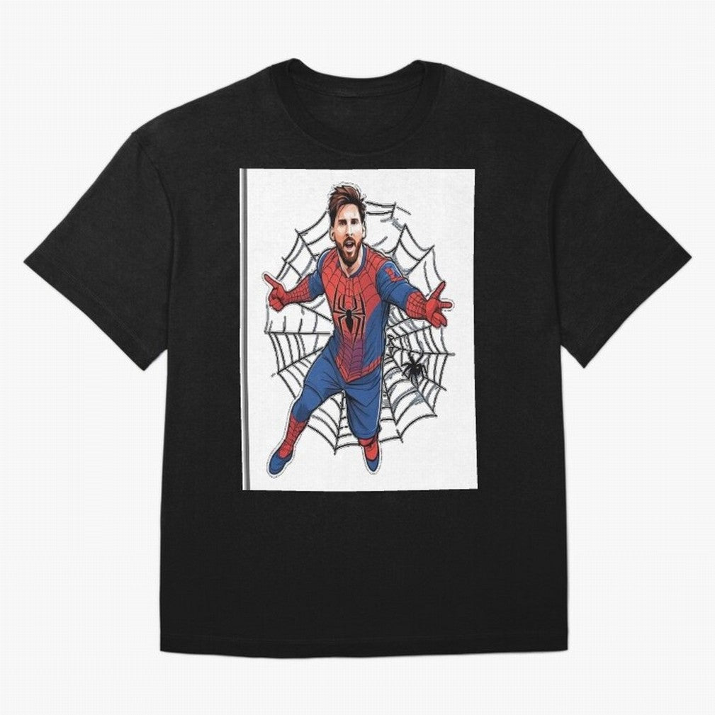 Lionel Messi Spider Oversized T-Shirt Feel International Energy from FIFA World Cup 2026 USA Canada Mexico Spirit, Celebrating Portugal, Neymar, Haaland and Cristiano Ronaldo, Supporter Pride, Iconic Celebrations, Legendary Names and Global Match