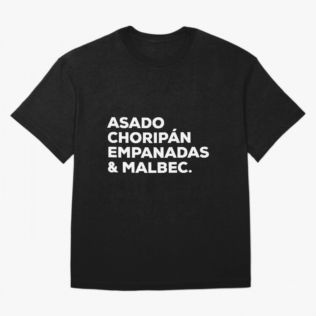 Argentine Cuisine Oversized T-Shirt Stand with FIFA World Cup 2026 Spirit, Driven by Germany, Messi, Retro Football Energy, Iconic Rivalries, Trophy Chase Drama and Stadium Atmosphere; Ideal for Fans Who Follow Messi, Cristiano Ronaldo, CR7,