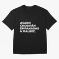 Argentine Cuisine Oversized T-Shirt Stand with FIFA World Cup 2026 Spirit, Driven by Germany, Messi, Retro Football Energy, Iconic Rivalries, Trophy Chase Drama and Stadium Atmosphere; Ideal for Fans Who Follow Messi, Cristiano Ronaldo, CR7,