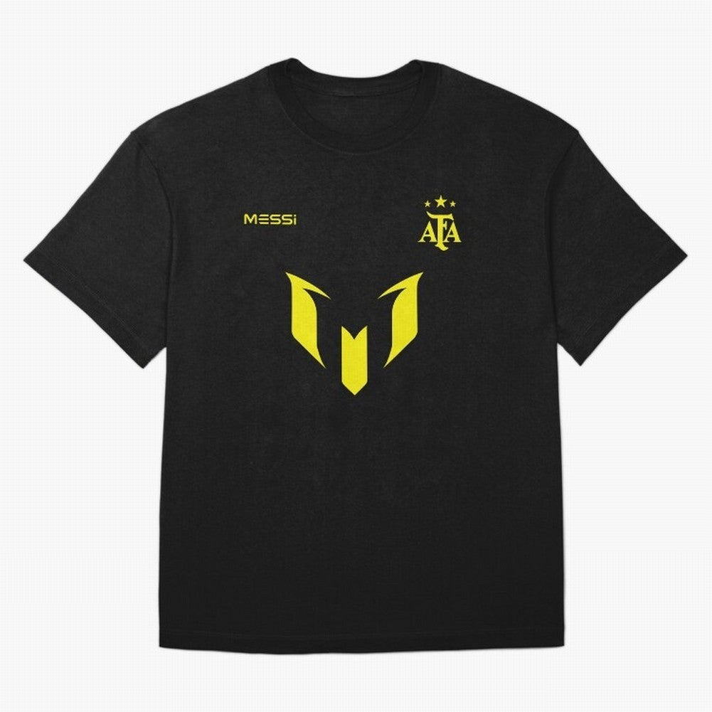 Lionel Messi logo - Argentina world champion Premium T-Shirt Honor Football Greatness during Match Day Hype around FIFA World Cup 2026 Group Stage, Cristiano Ronaldo, Argentina, Championship Spirit, Famous Goals, Roaring Crowds and International