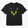 Lionel Messi logo - Argentina world champion Premium T-Shirt Honor Football Greatness during Match Day Hype around FIFA World Cup 2026 Group Stage, Cristiano Ronaldo, Argentina, Championship Spirit, Famous Goals, Roaring Crowds and International