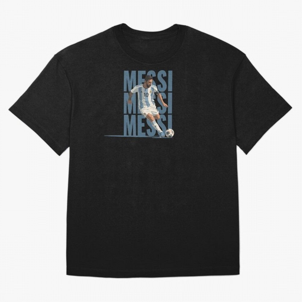 Messi in action Minimalist Graphic Premium T-Shirt Celebrate Soccer Greatness during FIFA World Cup 2026 USA Canada Mexico Spirit, Inspired by England, Messi, CR7 and Mbappe, Stadium Chants, National Pride, Trophy Dreams and Unforgettable Football