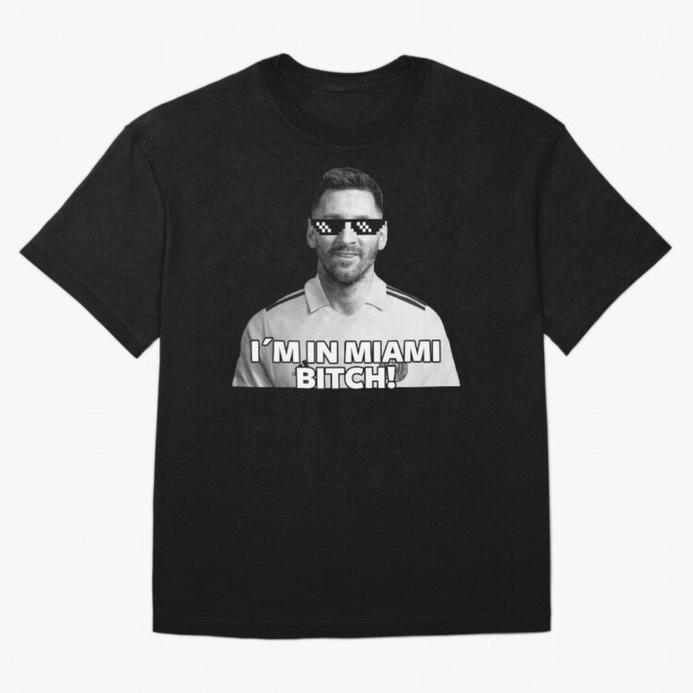 Lionel Messi Inter Miami Football Soccer meme Welcome to Miami I¡äm in Miami Bitch quotes funny champions player Sticker Premium T-Shirt Carry the Dream of the FIFA World Cup 2026 USA Canada Mexico Journey through Haaland Highlights, England Pride,