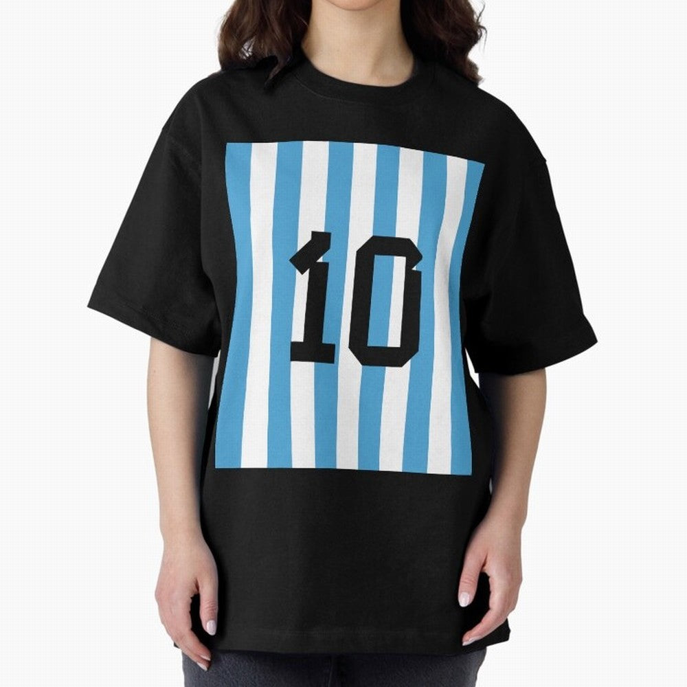 Lionel Messi 10 Premium T-Shirt Bring Stadium Energy to Global Football Passion for FIFA World Cup 2026, Capturing Messi and Cristiano Ronaldo, Portugal, Spain and Germany, Sports Nostalgia, International Competition, Famous Players and