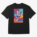 Messi in action Graphic poster design Premium T-Shirt Turn Up for the FIFA World Cup 2026 Group Stage Journey through CR7 and Messi Highlights, Netherlands Pride, Championship Spirit, Famous Goals, Roaring Crowds and International Football Unity;