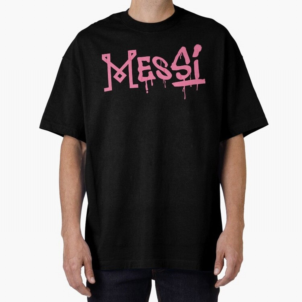 Messi Graffiti Inter Miami Premium T-Shirt Celebrate Supporters United by Match Day Hype around FIFA World Cup 2026, Mbappe, Argentina, Soccer Culture, Superstar Moments, National Team Dreams and Competitive Fire; Great for Supporters Who Love