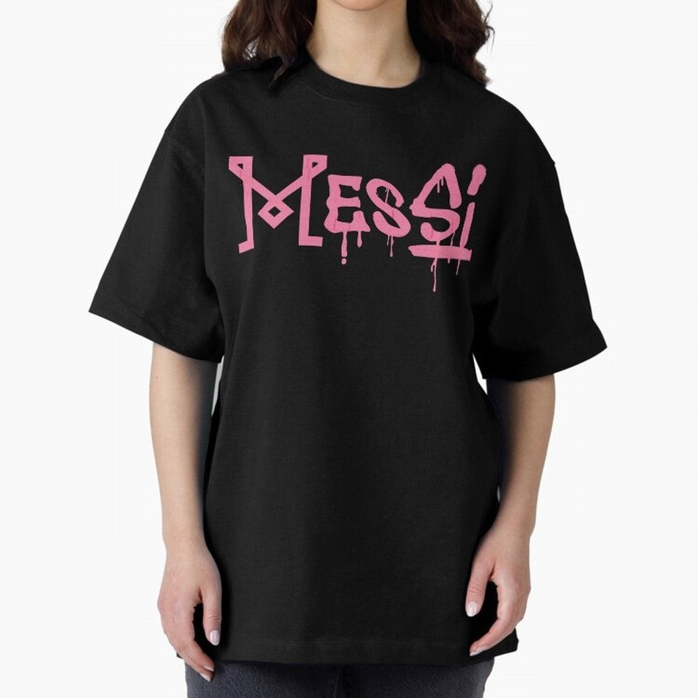 Messi Graffiti Inter Miami Premium T-Shirt Celebrate Supporters United by Match Day Hype around FIFA World Cup 2026, Mbappe, Argentina, Soccer Culture, Superstar Moments, National Team Dreams and Competitive Fire; Great for Supporters Who Love