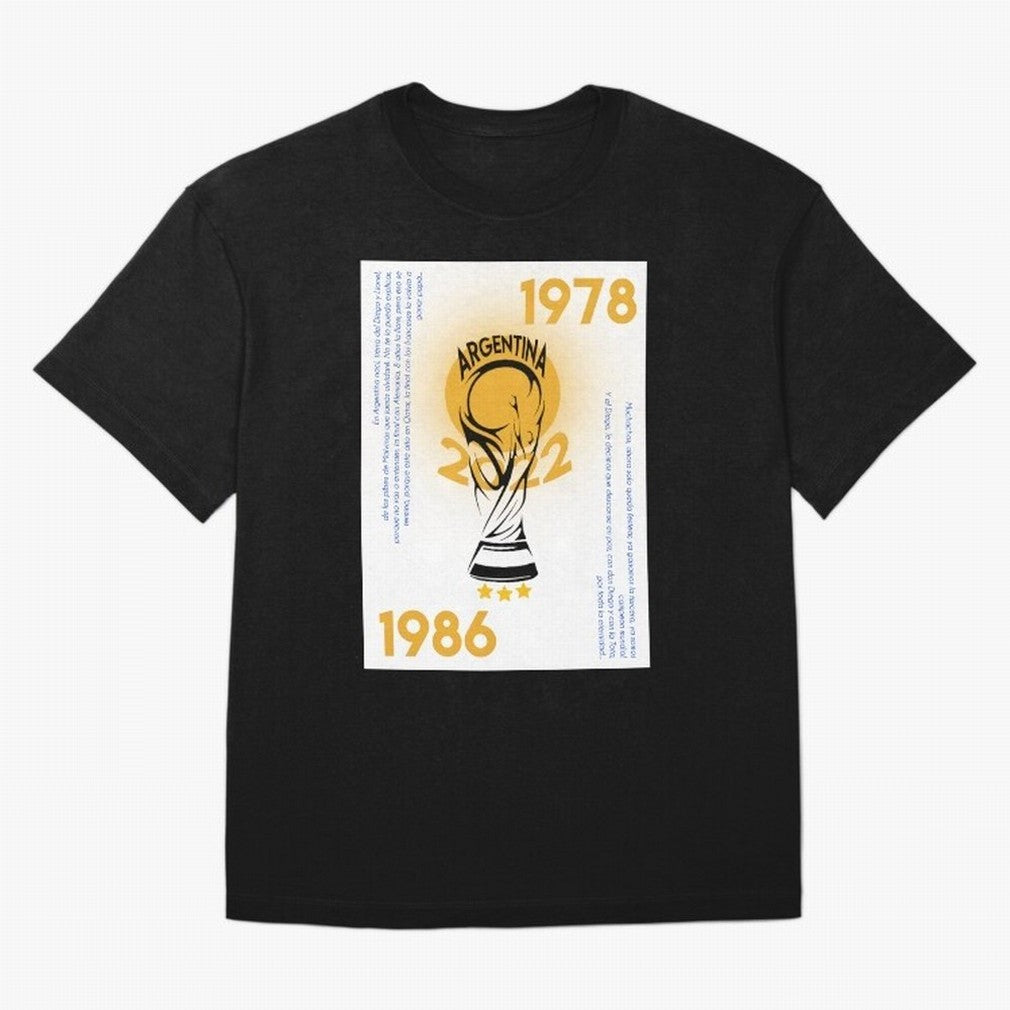 WORLD CHAMPIONS ARGENTINA Premium T-Shirt Stand with FIFA World Cup 2026 USA Canada Mexico Featuring Messi, Neymar and Mbappe, Netherlands Energy, Championship Spirit, Famous Goals, Roaring Crowds and International Football Unity; Ideal for