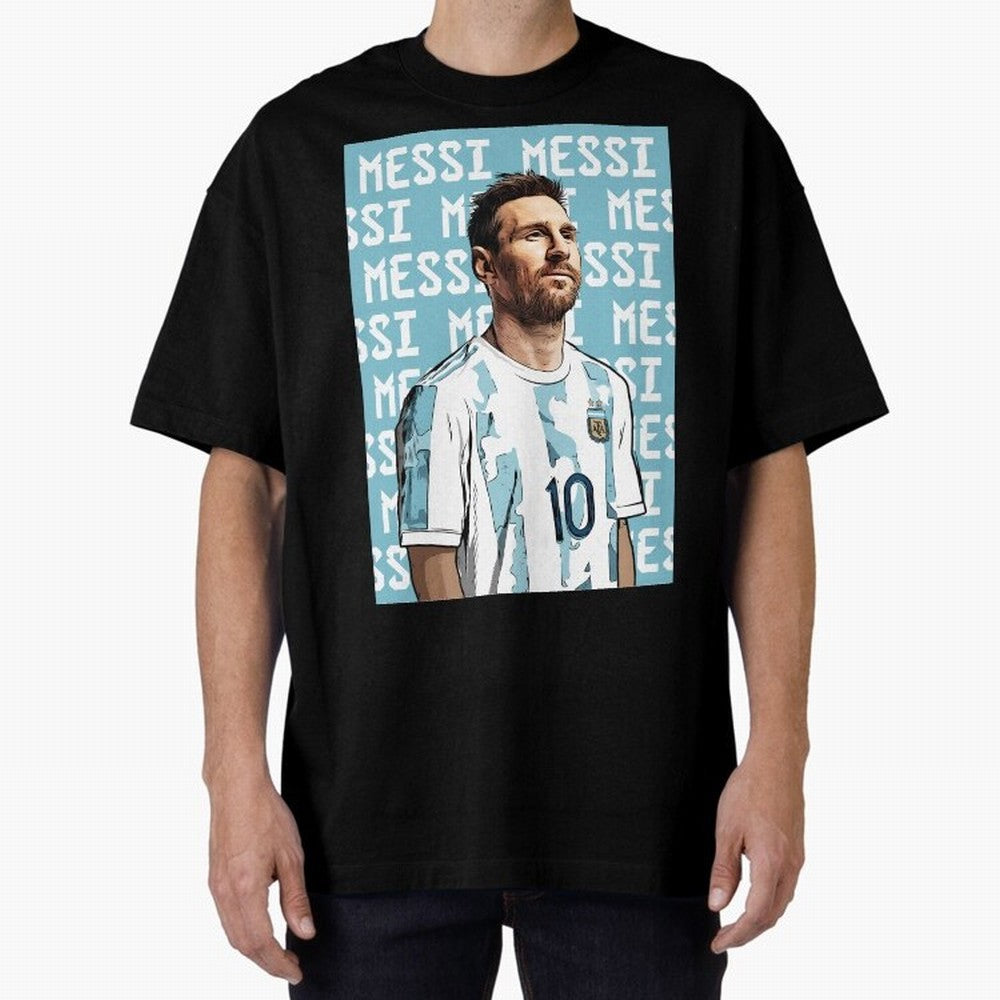 Lionel Messi Premium T-Shirt Carry Global Football Passion for FIFA World Cup 2026 Group Stage, Centered on Haaland, England, France and Netherlands, Vintage Soccer Flavor, Modern Football Stars, National Flags and Final Night Emotion; Perfect for