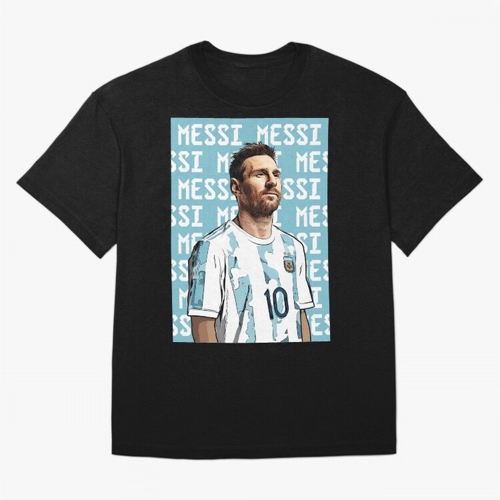 Lionel Messi Premium T-Shirt Carry Global Football Passion for FIFA World Cup 2026 Group Stage, Centered on Haaland, England, France and Netherlands, Vintage Soccer Flavor, Modern Football Stars, National Flags and Final Night Emotion; Perfect for