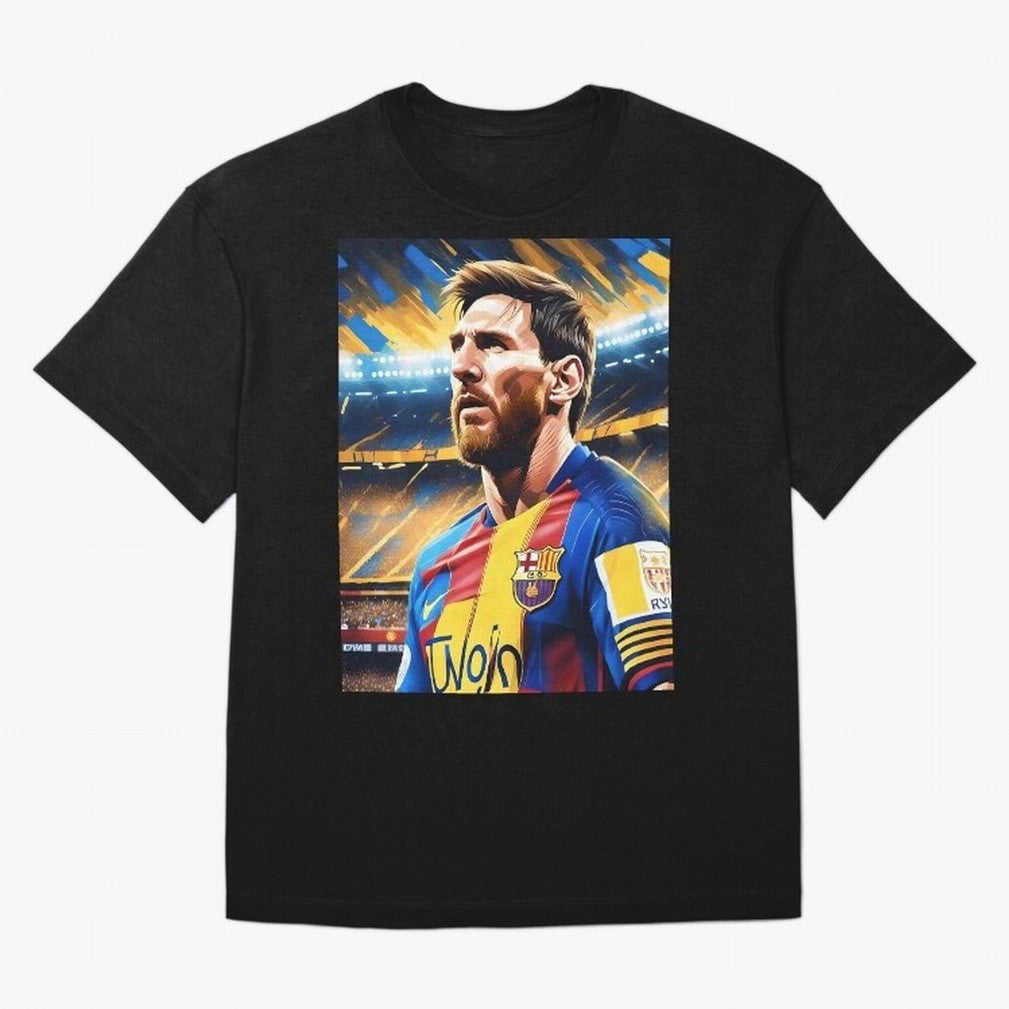 Lionel Messi Graphic T-Shirt Represent the Passion of FIFA World Cup 2026 Spirit, Capturing Portugal, Spain and Germany, Mbappe, Goal Celebration Energy, Supporter Heritage, Football Icons and Worldwide Tournament Joy; Great for Supporters Who Love