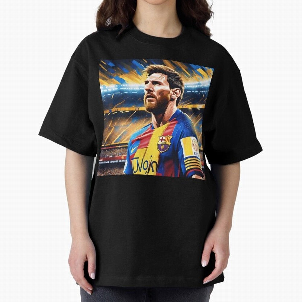 Lionel Messi Premium T-Shirt Show Support during the FIFA World Cup 2026 Journey through Haaland Highlights, Argentina and Brazil Pride, Vintage Soccer Flavor, Modern Football Stars, National Flags and Final Night Emotion; Built for Supporters