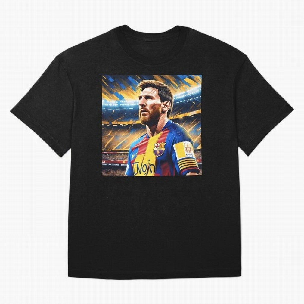 Lionel Messi Premium T-Shirt Show Support during the FIFA World Cup 2026 Journey through Haaland Highlights, Argentina and Brazil Pride, Vintage Soccer Flavor, Modern Football Stars, National Flags and Final Night Emotion; Built for Supporters