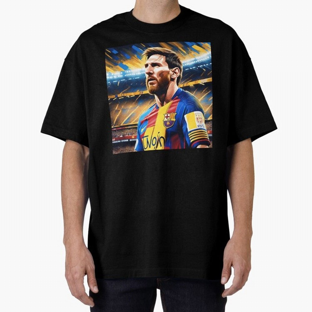 Lionel Messi Premium T-Shirt Show Support during the FIFA World Cup 2026 Journey through Haaland Highlights, Argentina and Brazil Pride, Vintage Soccer Flavor, Modern Football Stars, National Flags and Final Night Emotion; Built for Supporters