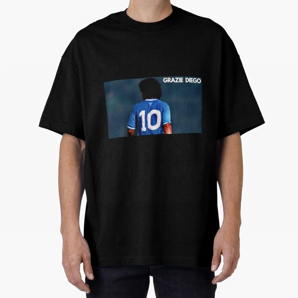 GRAZIE DIEGO! Classic T-Shirt Carry the Dream of Match Day Hype around FIFA World Cup 2026 USA Canada Mexico, Haaland, Spain and Netherlands, Vintage Soccer Flavor, Modern Football Stars, National Flags and Final Night Emotion; Great for Watch