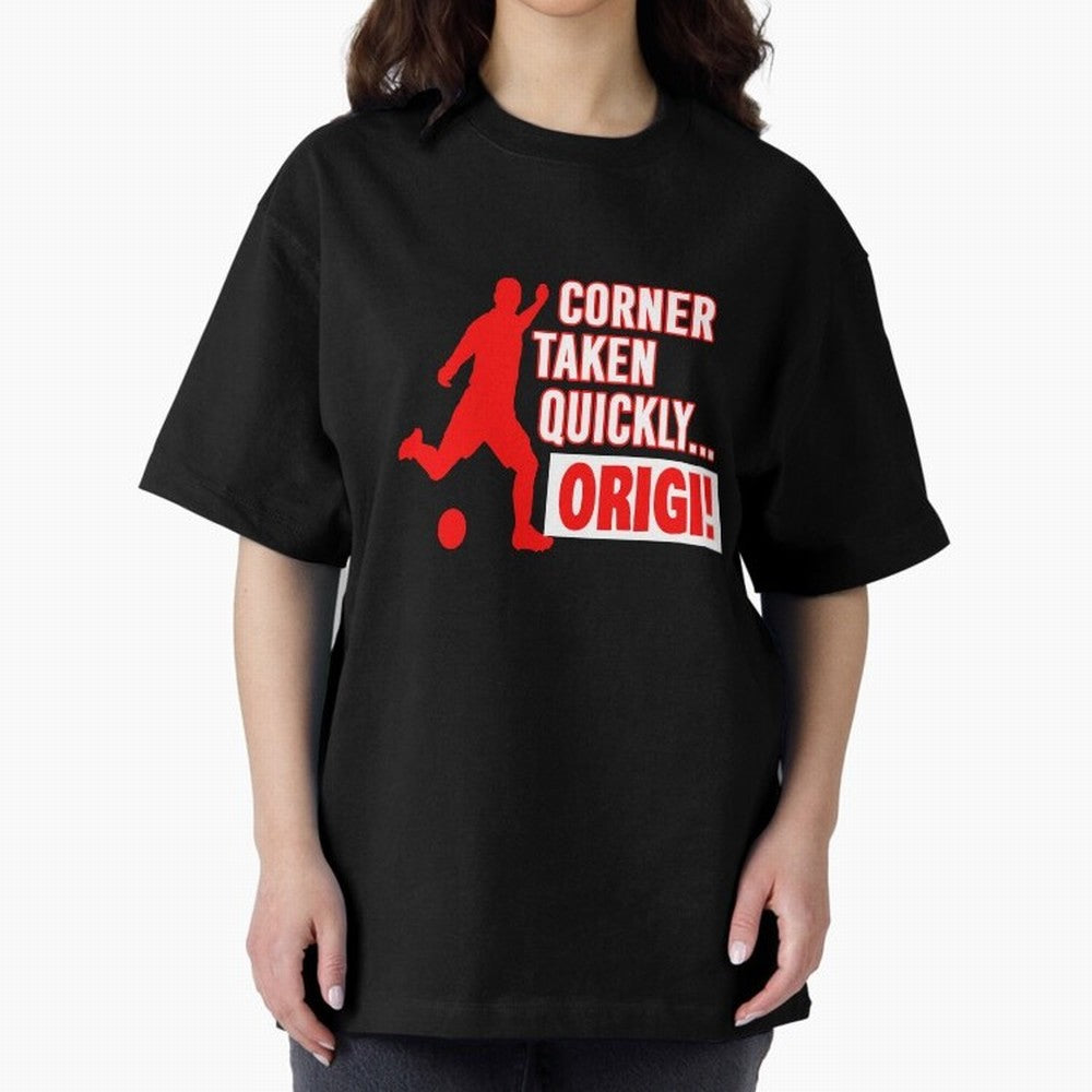Corner Taken Quickly Origi (Red) Essential T-Shirt Bring World Football Passion into FIFA World Cup 2026 Filled with Haaland, Argentina, France and Brazil Energy, Stadium Chants, National Pride, Trophy Dreams and Unforgettable Football Memories;