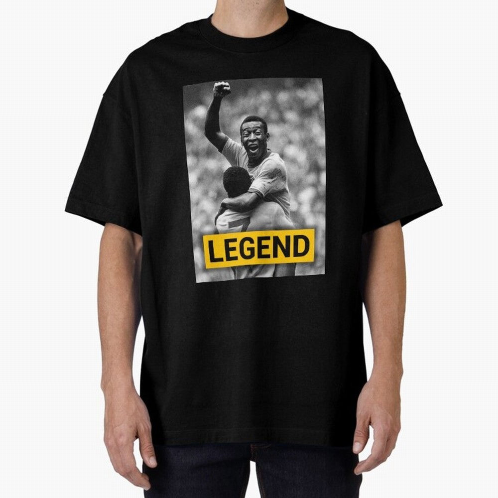 Pel¨¦ Legend Essential T-Shirt Turn Every Weekend Toward Match Day Hype around FIFA World Cup 2026 Group Stage, Mbappe and Neymar, France and Portugal, Vintage Soccer Flavor, Modern Football Stars, National Flags and Final Night Emotion; Perfect