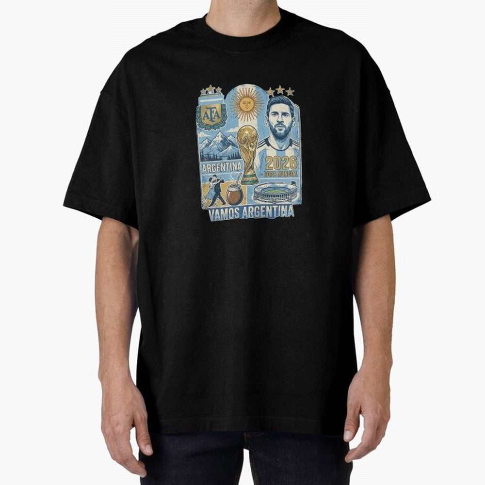 Argentina 2026 ¨C Copa Mundial Spirit Classic T-Shirt Bring Supporter Culture to Global Football Passion for FIFA World Cup 2026 Group Stage, Capturing Messi, Neymar and Mbappe, England, Game Day Rituals, Football Legends, Country Pride and the