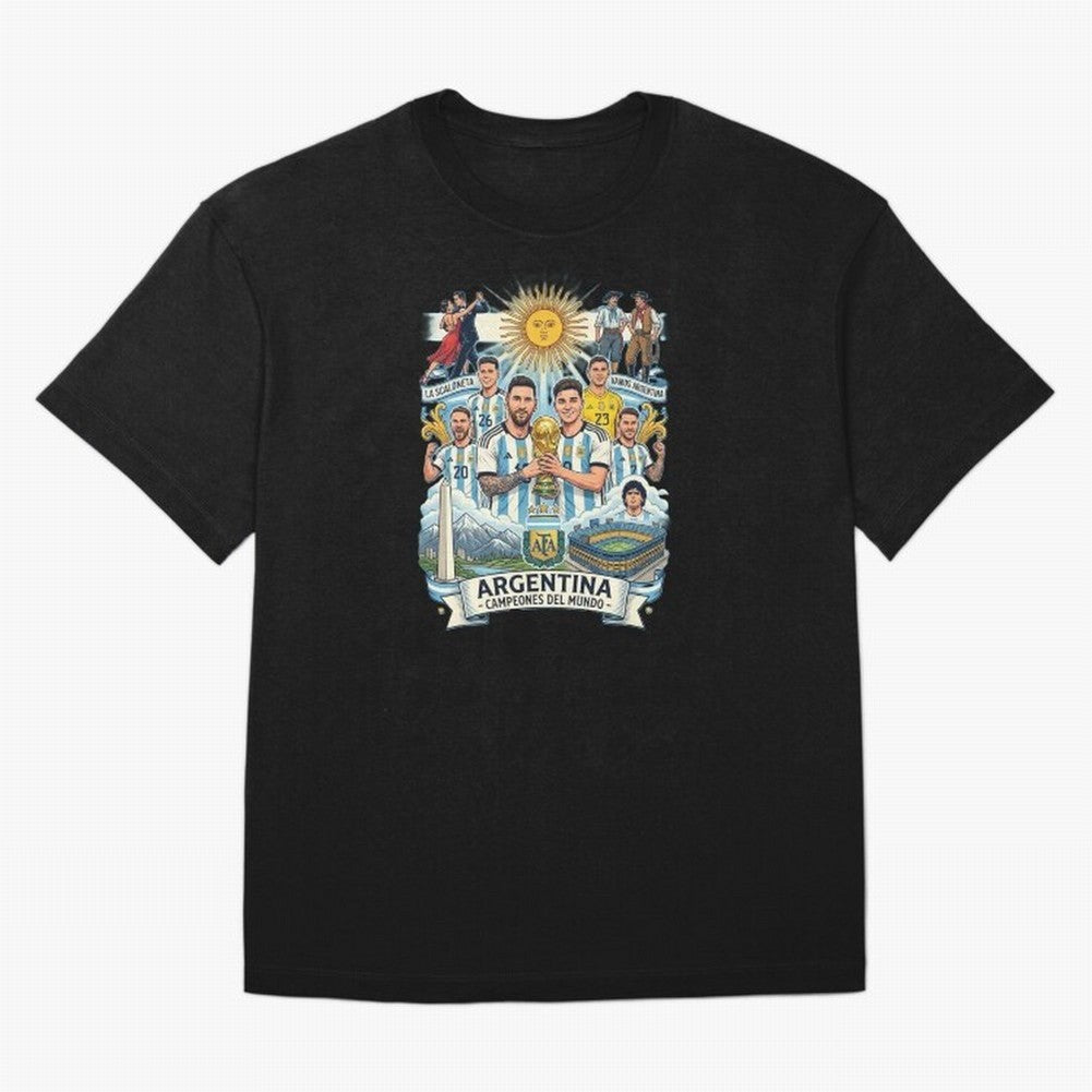 Argentina 2026 ¨C Copa Mundial Spirit Classic T-Shirt Follow the Road to Global Football Passion for FIFA World Cup 2026, Filled with Neymar, Brazil, Match Day Excitement, Supporter Culture, Golden Goals and Global Football Passion; Ideal for Fans