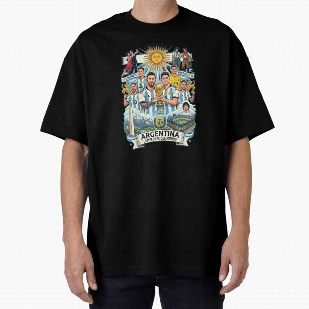 Argentina 2026 ¨C Copa Mundial Spirit Classic T-Shirt Follow the Road to Global Football Passion for FIFA World Cup 2026, Filled with Neymar, Brazil, Match Day Excitement, Supporter Culture, Golden Goals and Global Football Passion; Ideal for Fans