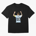 Messi Classic T-Shirt Build Match Day Hype around FIFA World Cup 2026 USA Canada Mexico, Mbappe and Neymar, Brazil, Global Supporter Spirit, Legendary Goals, National Colors and Tournament Celebration; Perfect for Fans, Collectors, Family