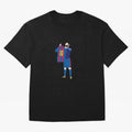 Messi Iconic Celebration Pixel Classic T-Shirt Turn Up for Global Football Passion for FIFA World Cup 2026 USA Canada Mexico, Made for Neymar, Haaland and Cristiano Ronaldo, Argentina, Worldwide Fan Energy, Dramatic Goals, Stadium Lights and